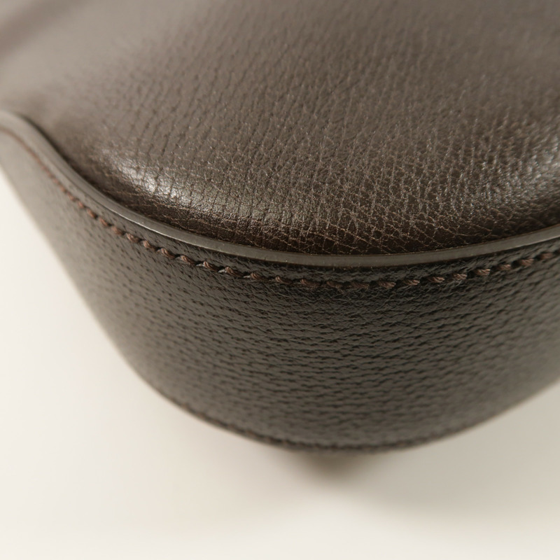 GUCCI 牛皮皮革Jackie Medium金扣肩背袋-13