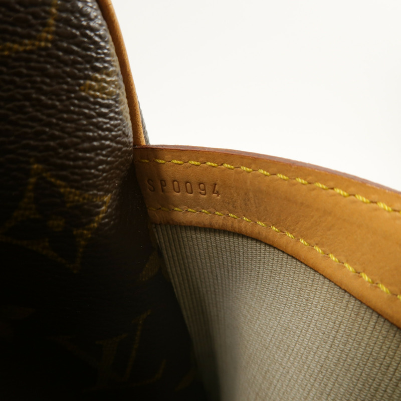 LOUIS VUITTON Monogram Reporter PM金扣肩背袋棕色-7