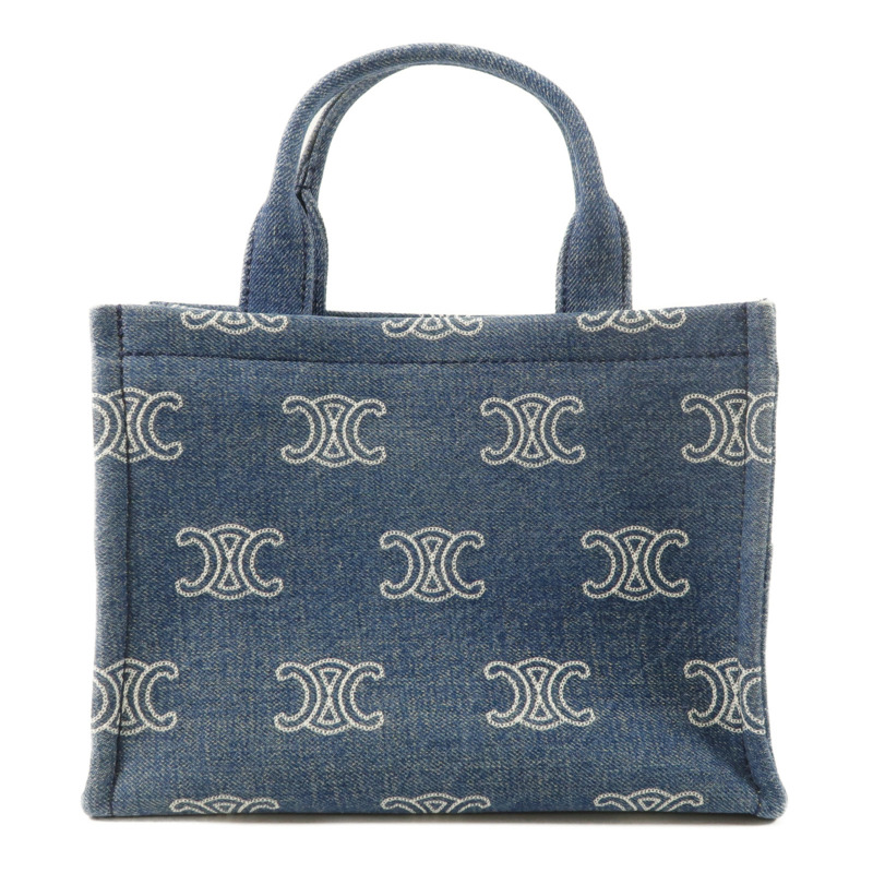 CELINE 牛仔布Small Cabas Thais金扣手挽肩背兩用袋-1