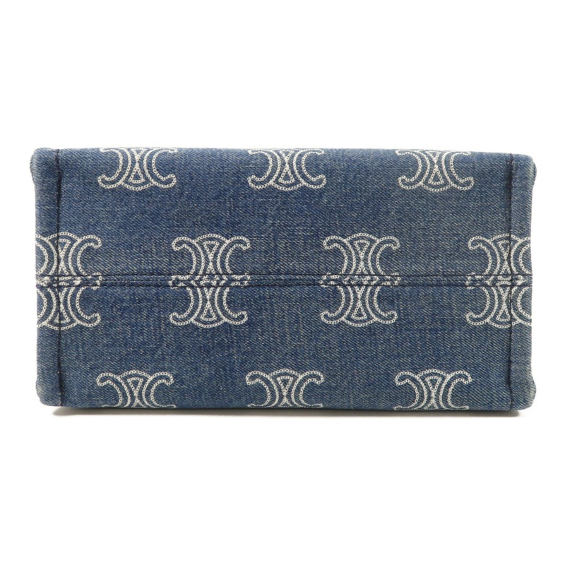 CELINE 牛仔布Small Cabas Thais金扣手挽肩背兩用袋-3