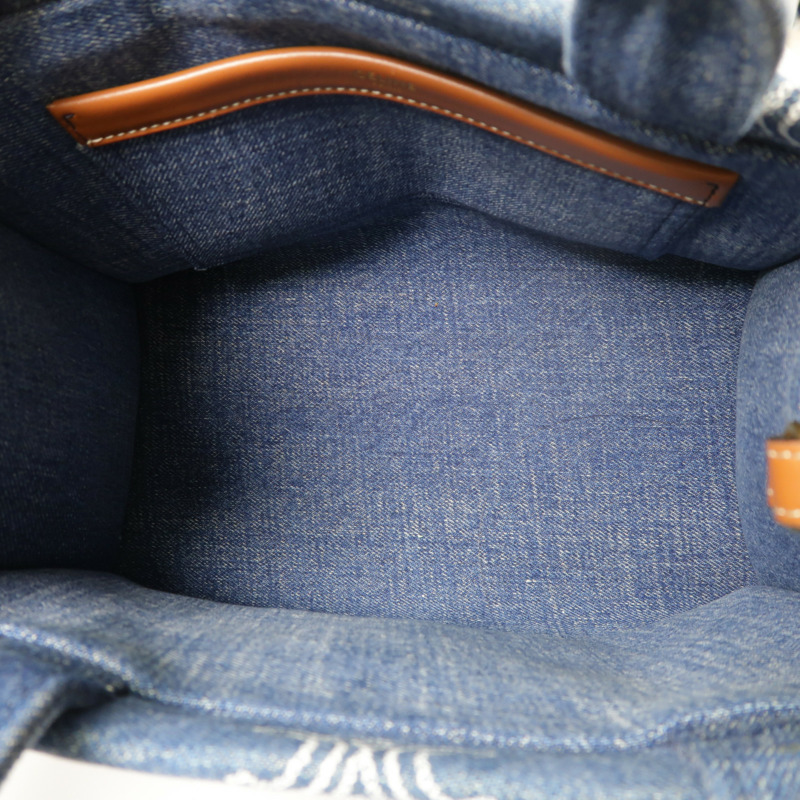 CELINE 牛仔布Small Cabas Thais金扣手挽肩背兩用袋-4