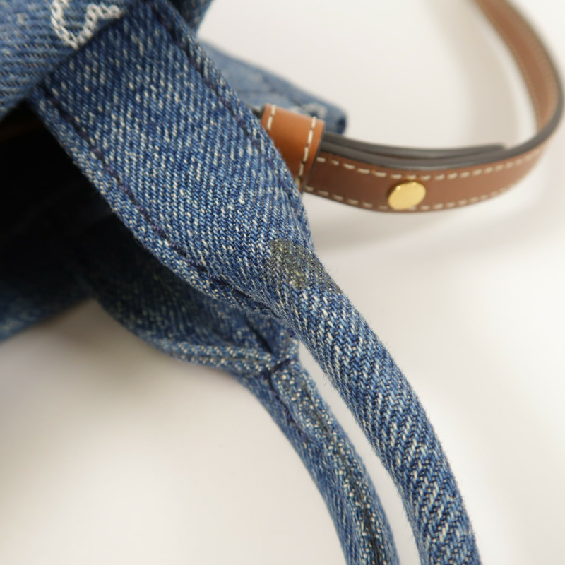 CELINE 牛仔布Small Cabas Thais金扣手挽肩背兩用袋-13