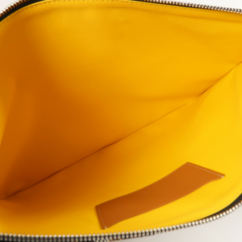 GOYARD 塗層帆布Senat MGM銀扣手拿包-4