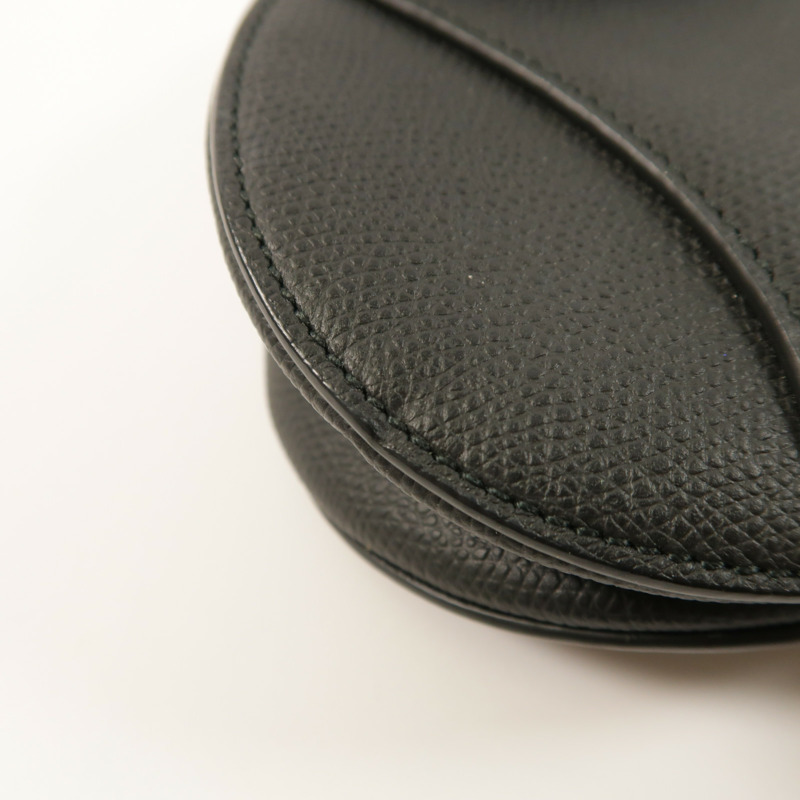 Dior 牛皮皮革Mini Saddle金扣手挽袋-9