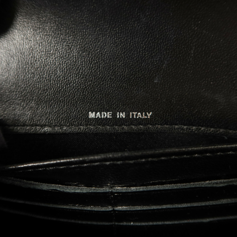 CHANEL 漆皮皮革Long Wallet銀扣長錢包-6