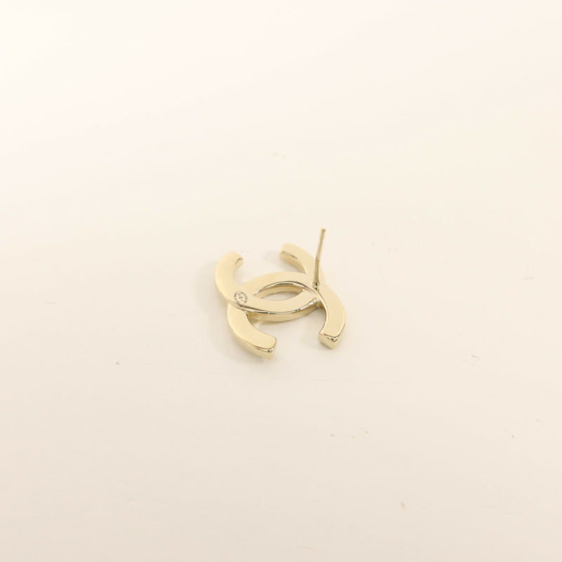 CHANEL 金屬/水晶Pierced Earring耳環-5