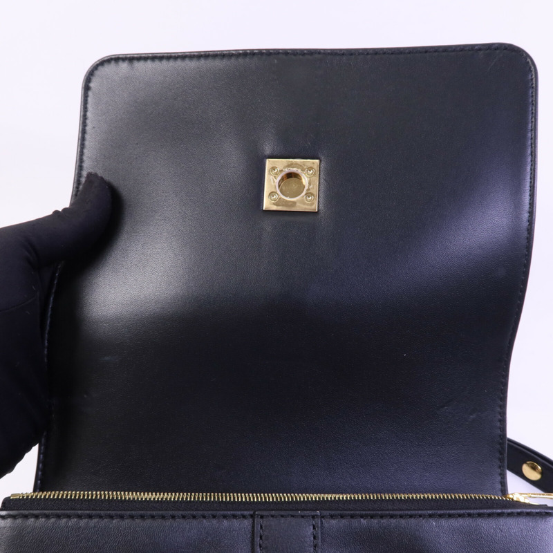 LOUIS VUITTON 牛皮皮革Rendez-Vous金扣鏈帶肩背袋-12