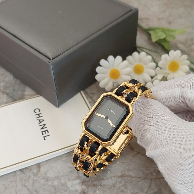 Chanel H0001 🎀實品拍照🎀香奈兒首映系列premiere手錶 L尺寸~二手-8
