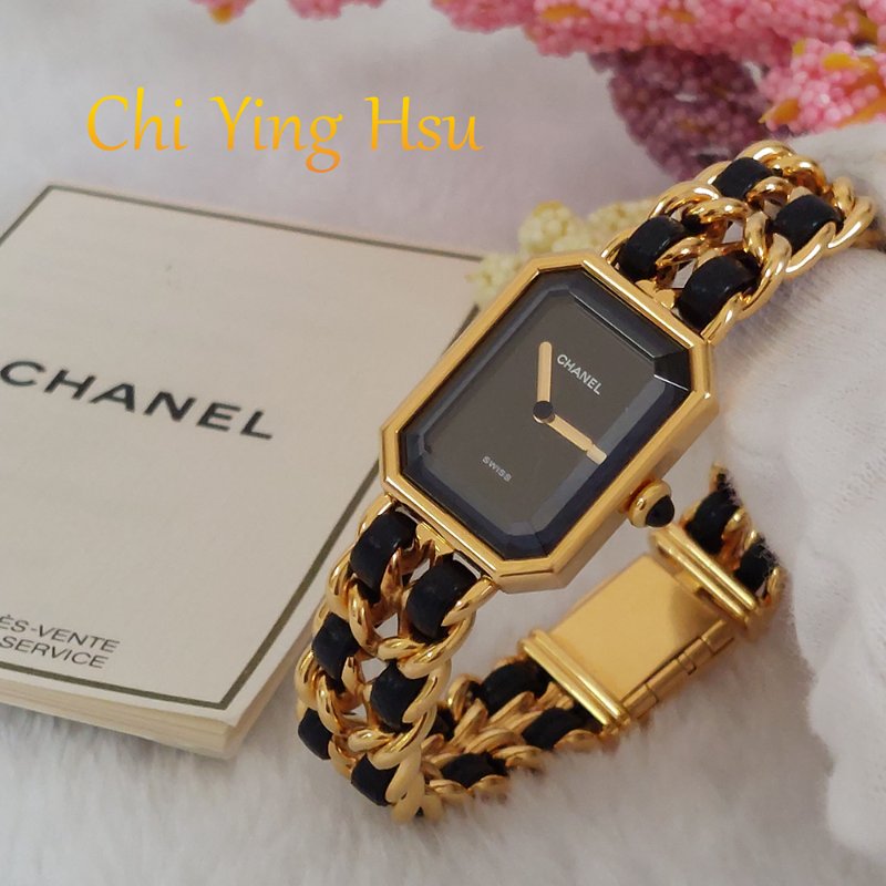 Chanel H0001 🎀實品拍照🎀香奈兒首映系列premiere手錶 L尺寸~二手-12