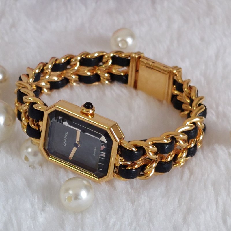 Chanel H0001 🎀實品拍照🎀香奈兒首映系列premiere手錶 L尺寸~二手-22