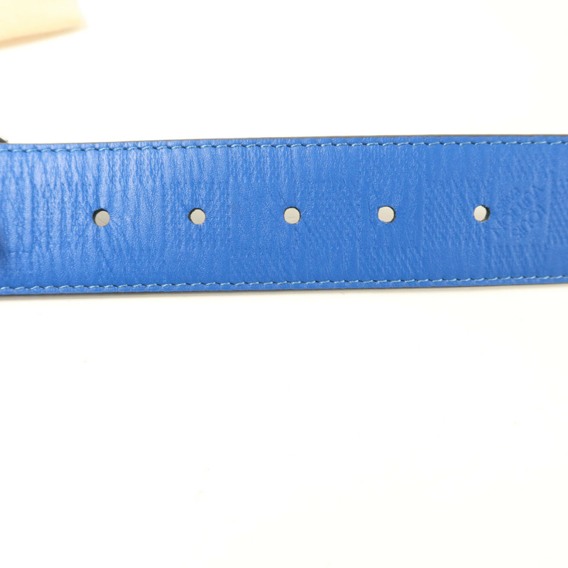 LOUIS VUITTON Damier Graphite Reversible Belt銀扣皮帶-9