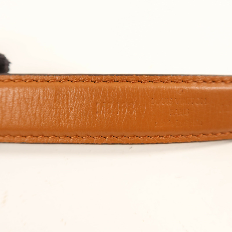 LOUIS VUITTON Monogram Reverse Trio Belt金扣皮帶-6