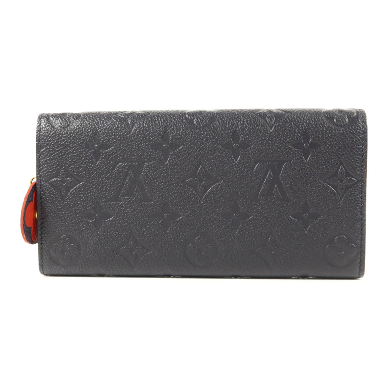 LOUIS VUITTON Monogram Empreinte Blooming Flower Wallet金扣長錢包-1