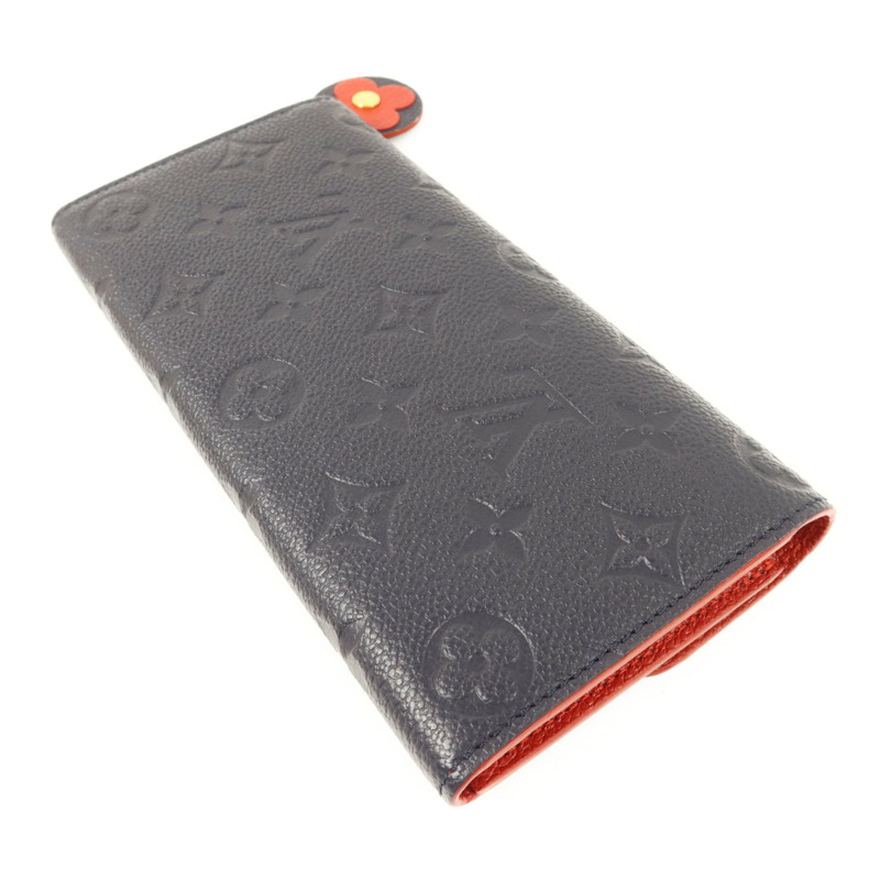 LOUIS VUITTON Monogram Empreinte Blooming Flower Wallet金扣長錢包-3