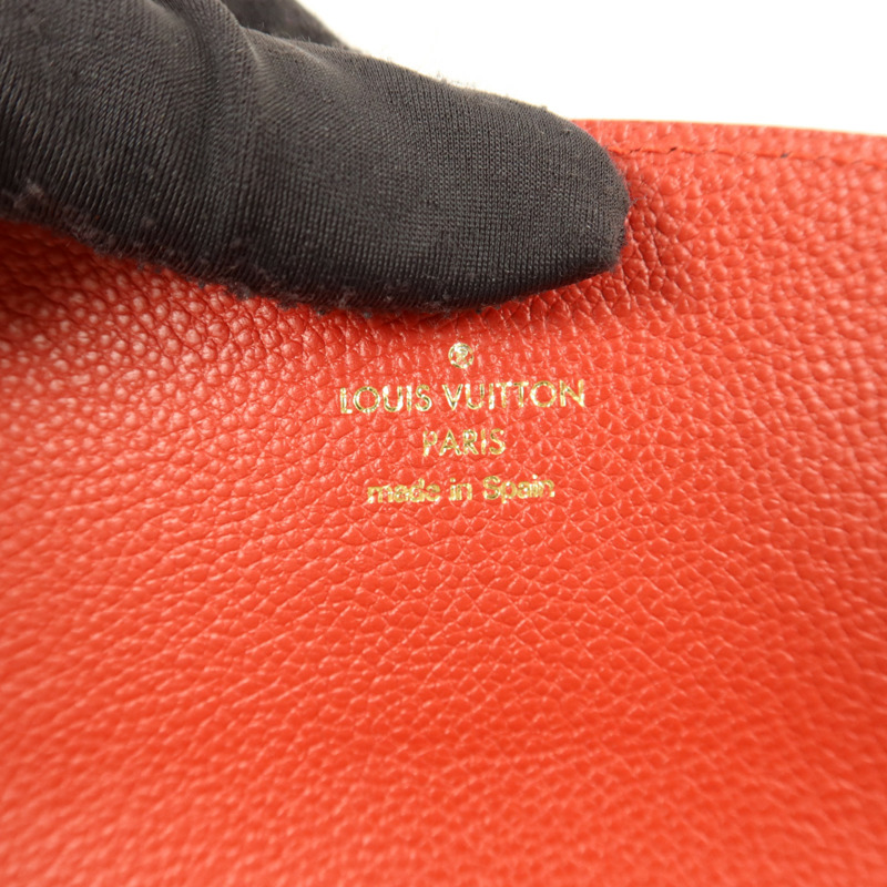 LOUIS VUITTON Monogram Empreinte Blooming Flower Wallet金扣長錢包-5