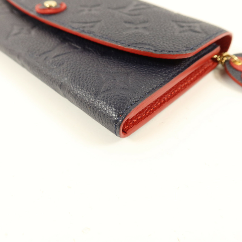 LOUIS VUITTON Monogram Empreinte Blooming Flower Wallet金扣長錢包-10