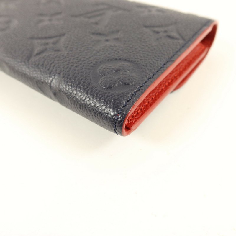 LOUIS VUITTON Monogram Empreinte Blooming Flower Wallet金扣長錢包-12