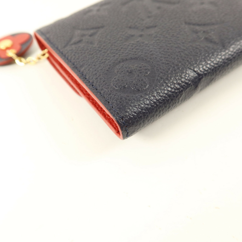 LOUIS VUITTON Monogram Empreinte Blooming Flower Wallet金扣長錢包-13