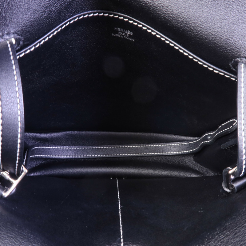 HERMES Mini Halzan手挽肩背兩用袋Noir-4