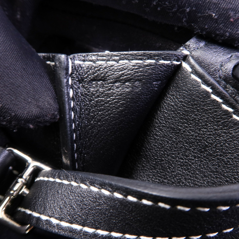 HERMES Mini Halzan手挽肩背兩用袋Noir-7