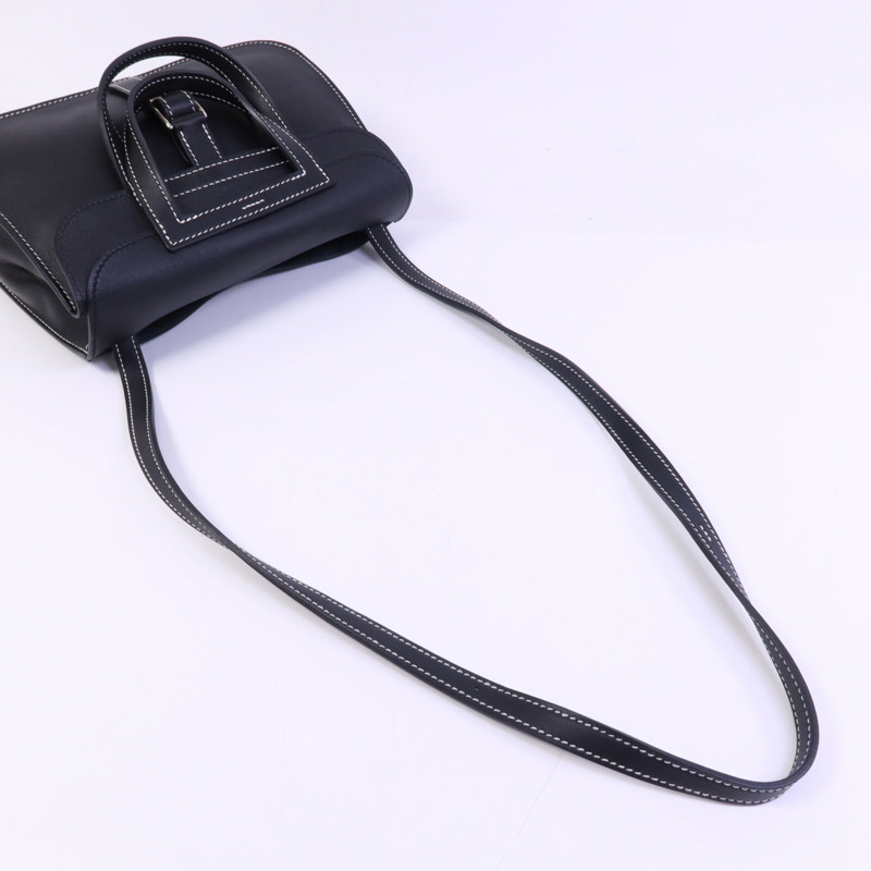 HERMES Mini Halzan手挽肩背兩用袋Noir-8