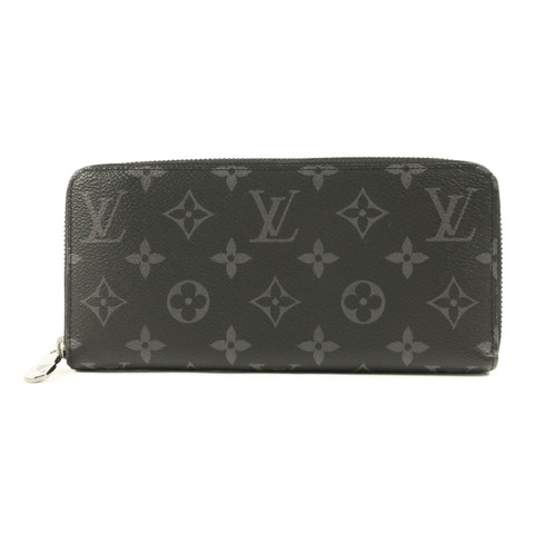 LOUIS VUITTON Monogram Eclipse Long Zipper Wallet銀扣長錢包