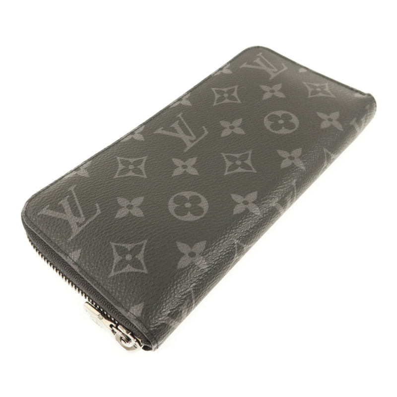 LOUIS VUITTON Monogram Eclipse Long Zipper Wallet銀扣長錢包-2