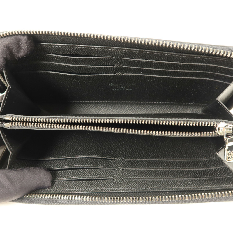 LOUIS VUITTON Monogram Eclipse Long Zipper Wallet銀扣長錢包-4