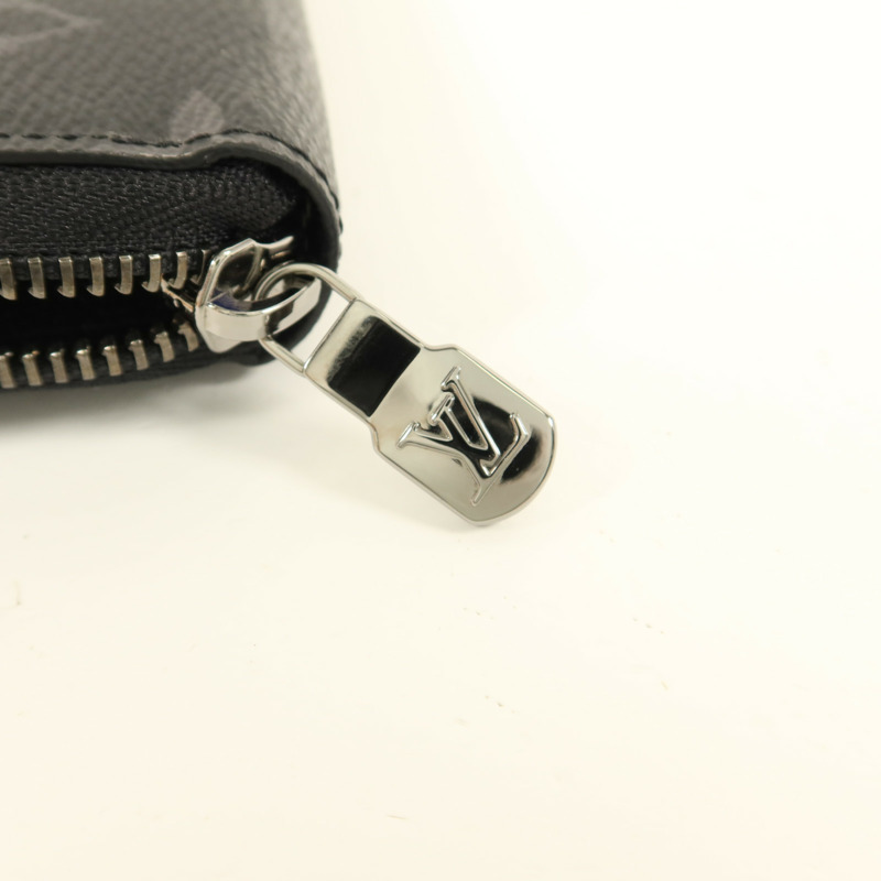 LOUIS VUITTON Monogram Eclipse Long Zipper Wallet銀扣長錢包-7
