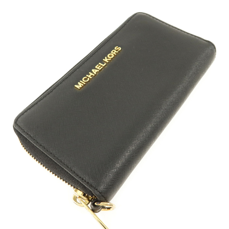 Michael Kors 牛皮皮革Zipper Round Wallet金扣錢包-2