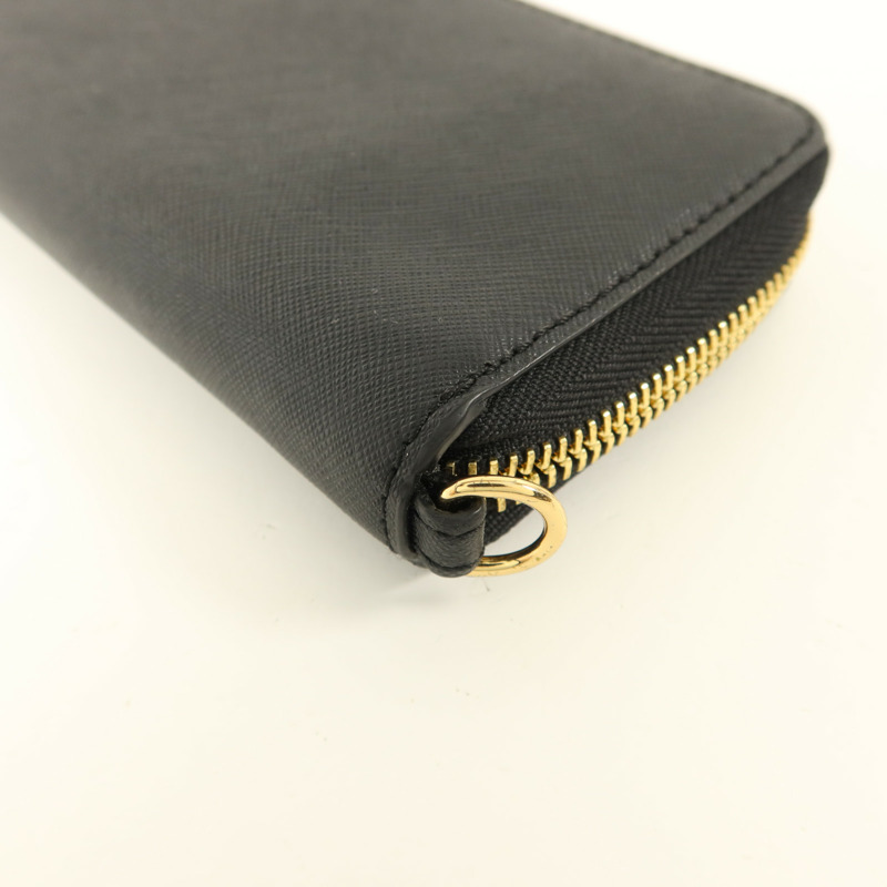 Michael Kors 牛皮皮革Zipper Round Wallet金扣錢包-10