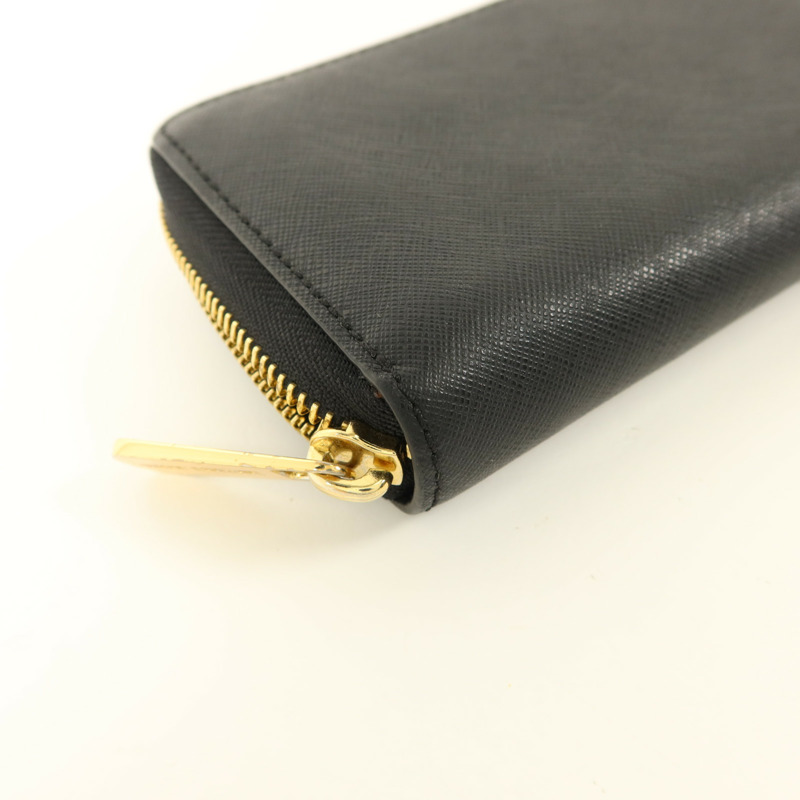 Michael Kors 牛皮皮革Zipper Round Wallet金扣錢包-11