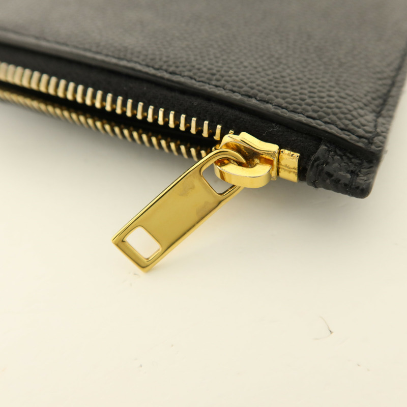 SAINT LAURENT 牛皮皮革Card Case金扣卡片套-7