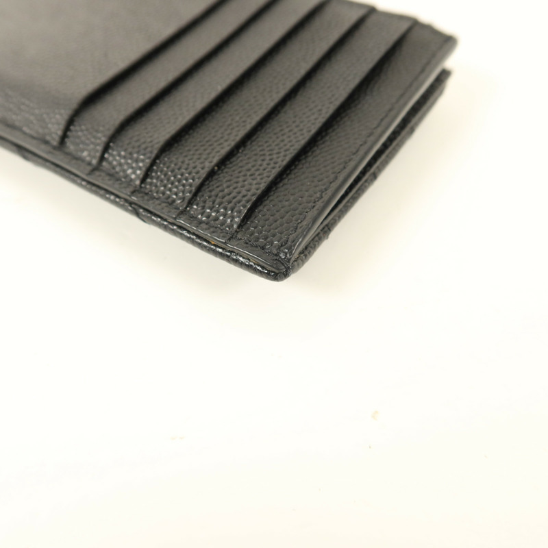 SAINT LAURENT 牛皮皮革Card Case金扣卡片套-12