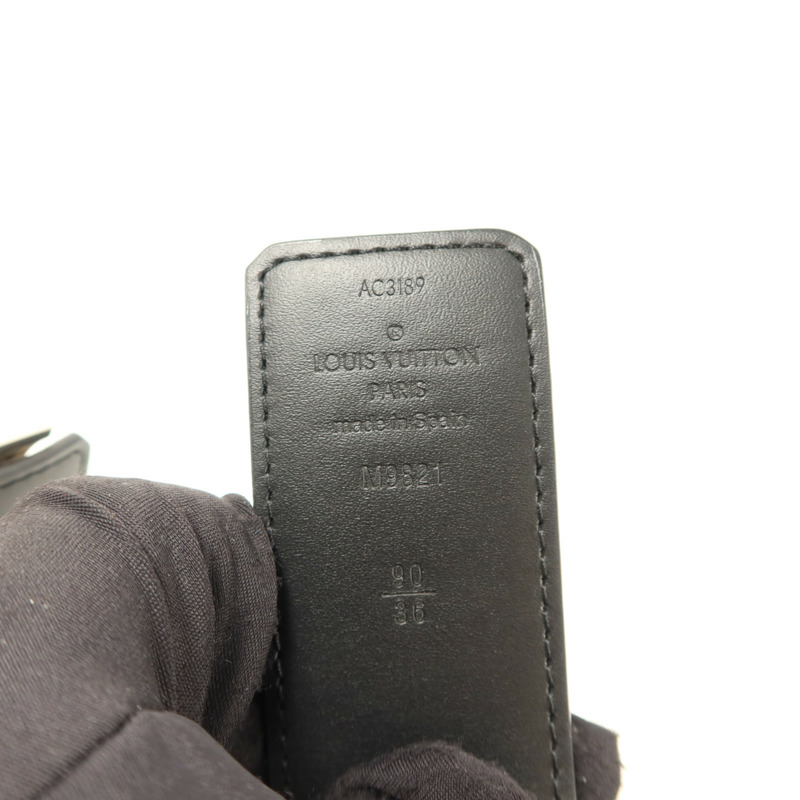 LOUIS VUITTON Monogram Belt銀扣皮帶-6