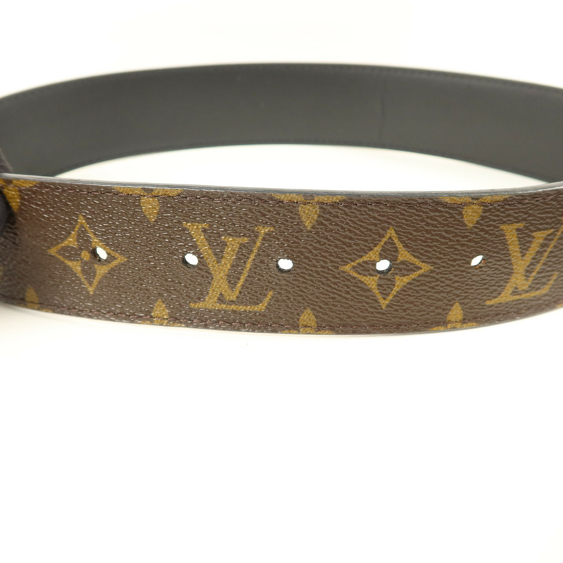 LOUIS VUITTON Monogram Belt銀扣皮帶-8