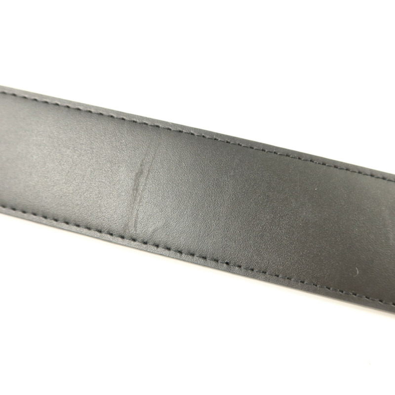 LOUIS VUITTON Monogram Belt銀扣皮帶-10