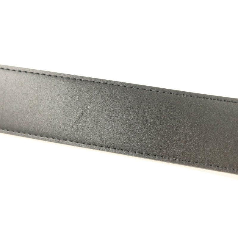 LOUIS VUITTON Monogram Belt銀扣皮帶-11