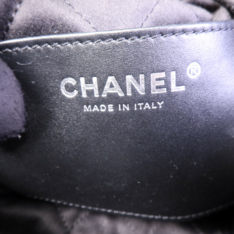 CHANEL 牛皮皮革Chanel 22 Mini銀扣手挽肩背兩用袋-5