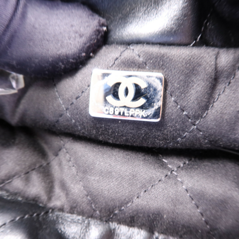 CHANEL 牛皮皮革Chanel 22 Mini銀扣手挽肩背兩用袋-7