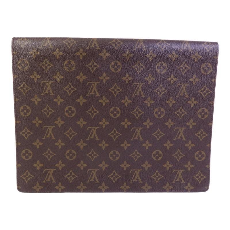 LOUIS VUITTON Monogram Porte Document金扣公事包-1