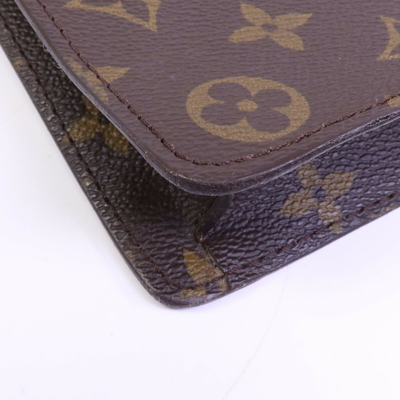 LOUIS VUITTON Monogram Porte Document金扣公事包-9