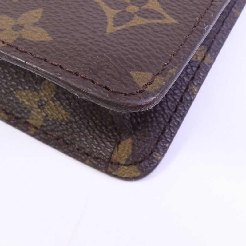 LOUIS VUITTON Monogram Porte Document金扣公事包-10