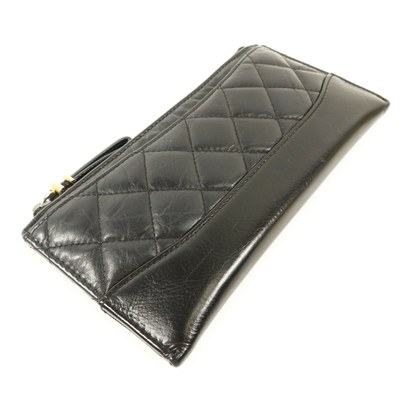 CHANEL 牛皮皮革Long Wallet金扣長錢包-2