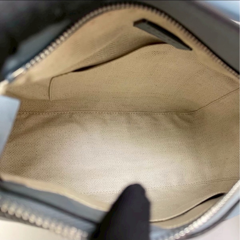 🎩👠Loewe羅意威Puzzle小号 霧霾蓝幾何包 尺寸24×16 附件肩帶-16