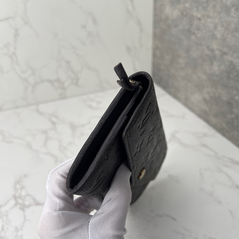 香緹國際精品 893 LV咖啡色壓紋長夾-1