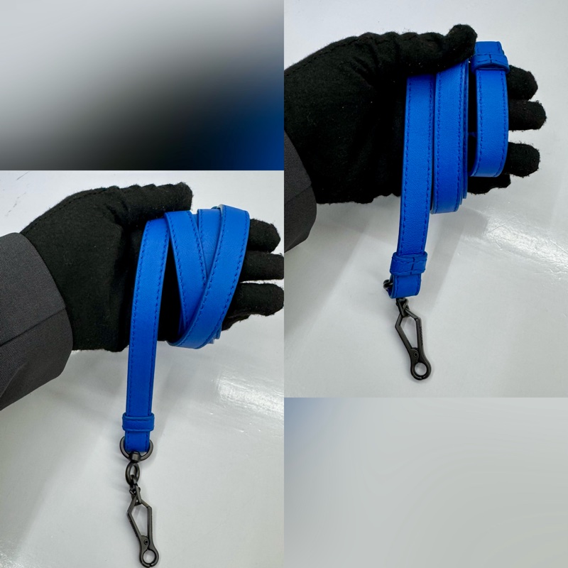 寶緹嘉 BOTTEGA VENETA  羅馬系列雙用藍色蟒蛇皮手提／肩背包 附鏡子 ROMA PYTHON B05217594B W/MIRROR-6