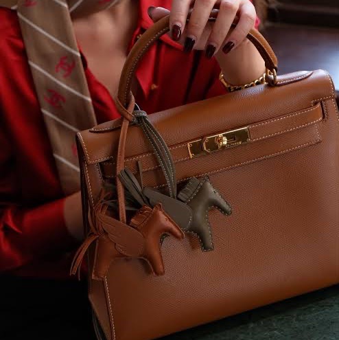 平台最低價稀缺最熱門款近新✨ HERMES 愛馬仕 pegase小飛馬 RODEO飛馬吊飾 (金棕色)-7