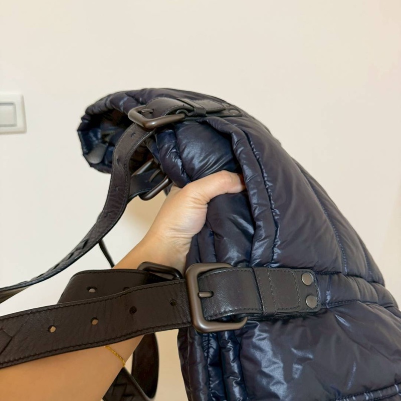 BOTTEGA VENET BV 黑藍色 托特包 肩背包 手提包 購物包-5