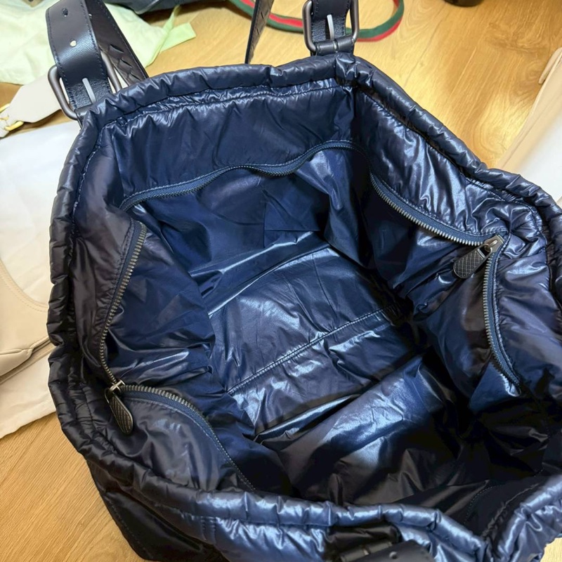 BOTTEGA VENET BV 黑藍色 托特包 肩背包 手提包 購物包-7